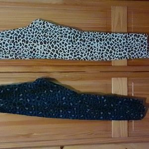 Cheetah print leggings